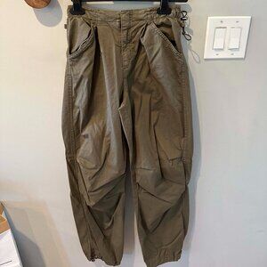 Bershka Parachute Pants - Green